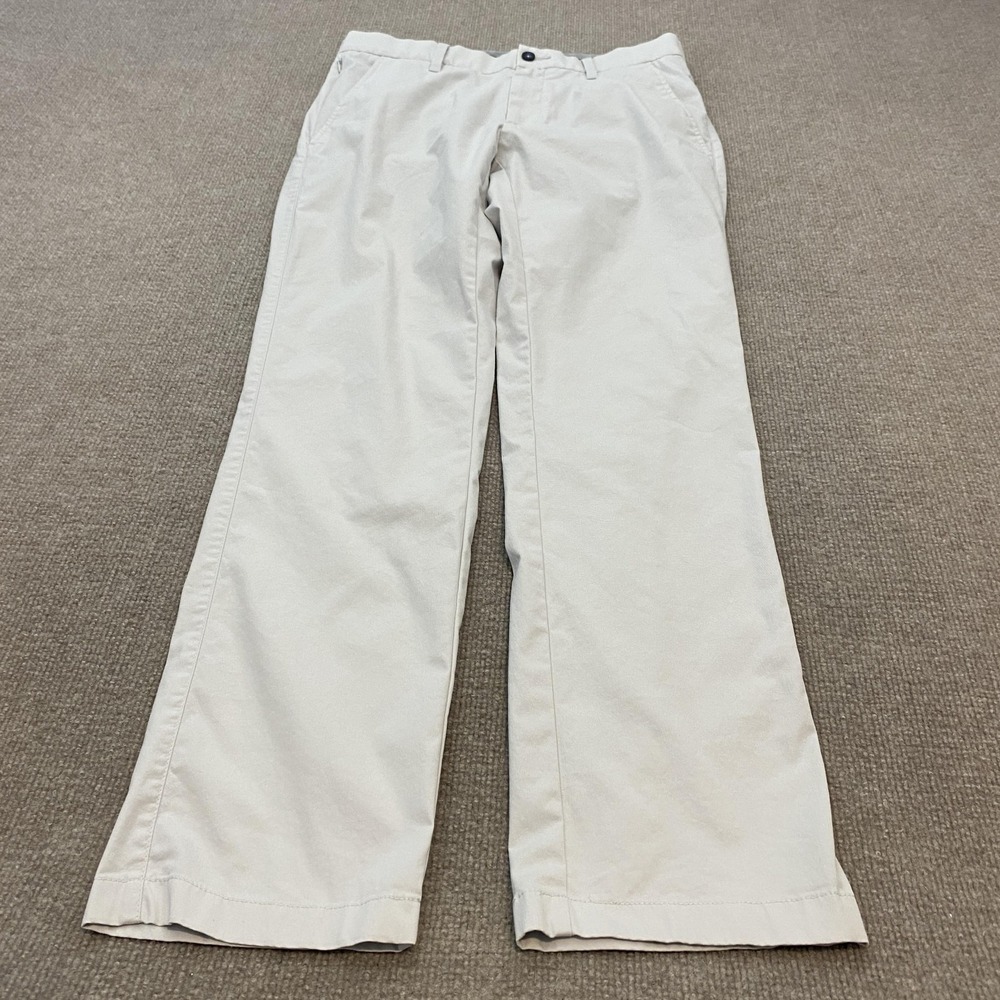 Cole Haan Pants Mens 30x30 White Grand.ØS Stretch Chino Casual Golf Travel Golf
